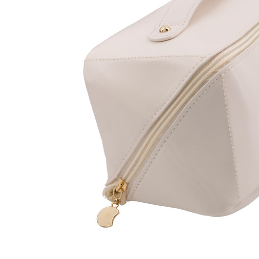 Travel Essentials Bags Cream Zip